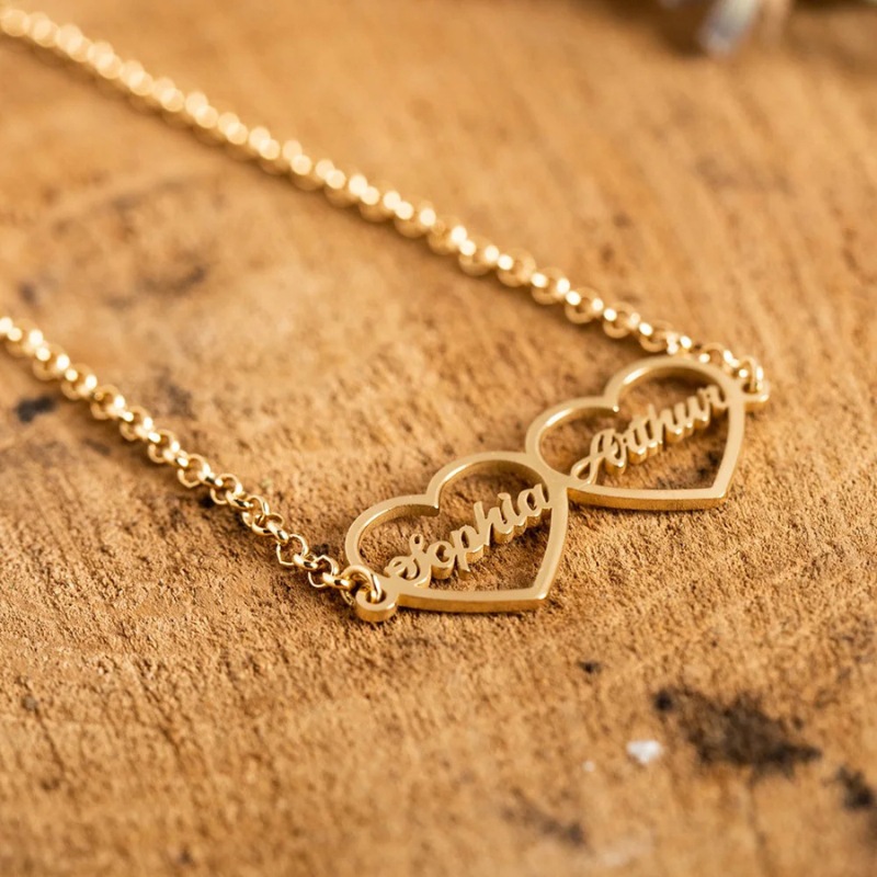 Infinite Duo Hearts™ Personalised Bracelet