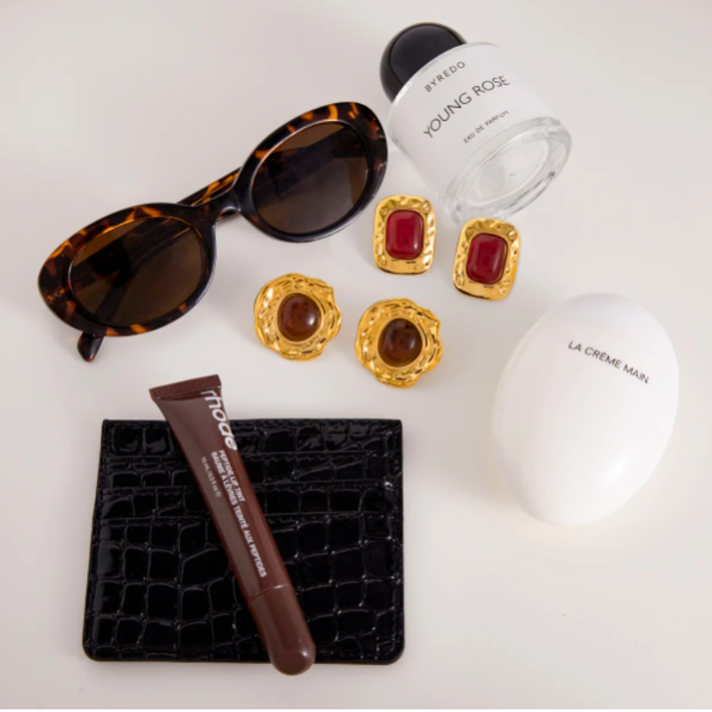 Sculpted Glow Earrings – 18K Gold Plated Statement Earrings