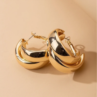 Auréa – Klobiger Creolen-Ohrring