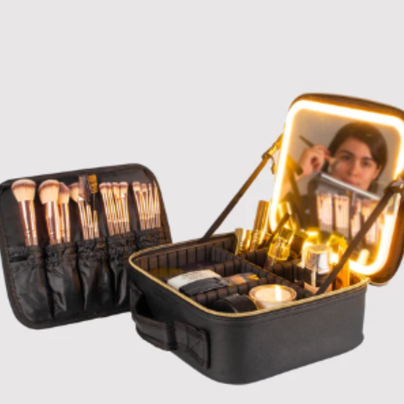 Aurora™ Beauty Box + FREE Makeup Brush Holder