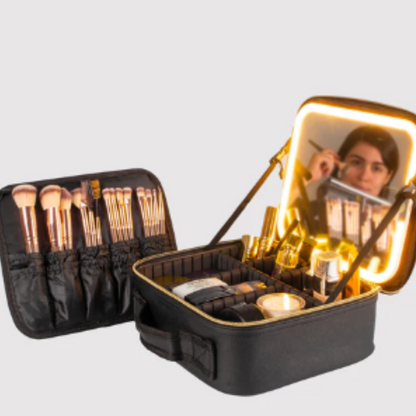 Aurora™ Beauty Box + FREE Makeup Brush Holder