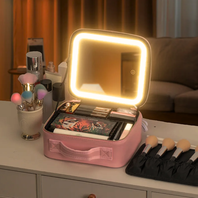 Aurora™ Beauty Box + FREE Makeup Brush Holder