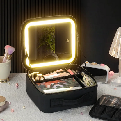 Aurora™ Beauty Box + FREE Makeup Brush Holder